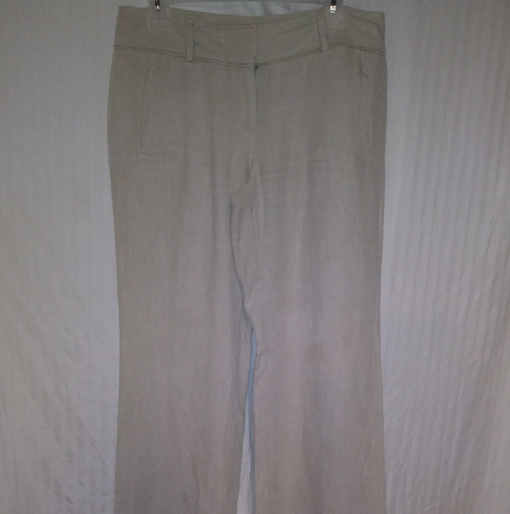 Ann Taylor LOFT Marisa Trousers 100%Linen Pants
